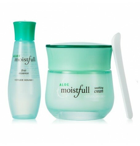 Etude House - Moistfull Aloe Soothing Cream Set